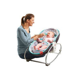 【安心の正規輸入代理店(株式会社日本育児)1年保証付き】日本育児 おひるねロッキングナッパー ターコイズグレー【ラッピング不可商品】【送料無料 沖縄・一部地域を除く】