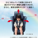 アップリカ フォームフィット ISOFIX セーフティープラス ルナネイビー NV R129適合【P/N】【送料無料 沖縄・一部地域を除く】ISOFIX取付タイプ チャイルドシート
