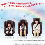 アップリカ フォームフィット ISOFIX セーフティープラス AB メテオブラウン (BR) 1歳から10歳ごろまで使えるチャイルド&ジュニアシート 新安全規則R129適合【P/N】【送料無料 沖縄・一部地域を除く】【ラッピング不可商品】