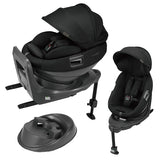 コンビ ホワイトレーベル THE S plus ISOFIX エッグショック ZD ブラック(BK) (プレミアムモデル)【送料無料 沖縄・一部地域を除く】
