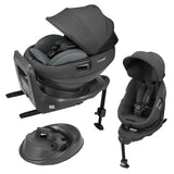 コンビ ホワイトレーベル THE S ISOFIX エッグショック ZD グレー(GL)(スタンダードモデル)【送料無料 沖縄・一部地域を除く】