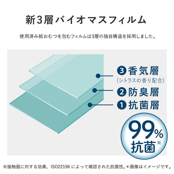 コンビ 強力密閉抗菌おむつポット ポイテックシリーズ 共用スペア 