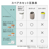 コンビ 強力密閉抗菌おむつポット ポイテックシリーズ 共用スペアカセット W消臭 12個セット(3個×4) 環境に優しいバイオマスフィルム使用【送料無料 沖縄・一部地域を除く】