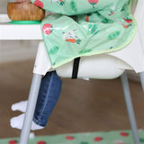 ビベッタ ワイプイージー カバーオール 長袖ビブ グリーン バニーアンドベジタブル Bibetta コントリビュート 防水 離乳食 エプロン お食事 長袖 ビブ スリーブ付き【メール便送料無料】