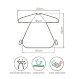 ビベッタ ワイプイージー カバーオール 長袖ビブ ターコイズ シークリーチャー Bibetta コントリビュート 防水 離乳食 エプロン お食事 長袖 ビブ スリーブ付き【メール便送料無料】