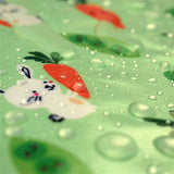 ビベッタ ワイプイージー カバーオール 長袖ビブ グリーン バニーアンドベジタブル Bibetta コントリビュート 防水 離乳食 エプロン お食事 長袖 ビブ スリーブ付き【メール便送料無料】