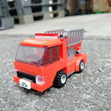 ブロックはたらくのりもの 117パーツのブロックでつくる! 消防車 シルバーバック