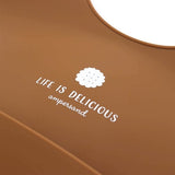 Ampersand(アンパサンド) シリコンビブL143012 キャメル