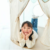Ampersand キッズテント ベージュ【ナチュラル 可愛い 女の子 子供部屋 子ども用テント】【ラッピング不可商品】【送料無料 沖縄・一部地域を除く】