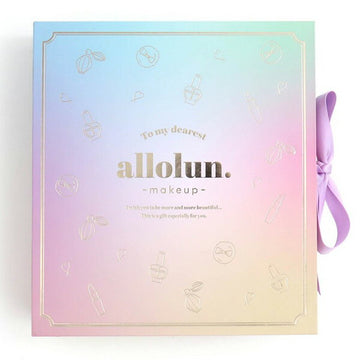 allolunオールオルン メイクアップBOX レインボー キッズコスメ 子供用化粧品【送料無料 沖縄・一部地域を除く】