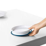 oxo tot くっつくシンプルプレート ネイビー オクソートット テーブルに吸盤で固定できる