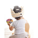 アンジェロラックス クラウン ベビー ヘルメット ブルーボーダー　angerolux crown baby helmet　コントリビュート【日本製　乳幼児専用　ごっつん防止】【送料無料　沖縄・一部地域を除く】