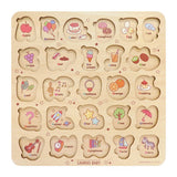 サンリオベビー 木製パズル　26ピース アルファベット【送料無料　沖縄・一部地域を除く】