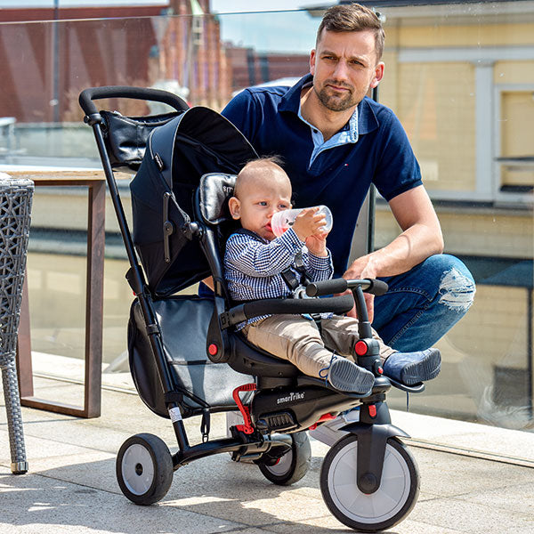 スマートトライク STR7 アーバンブラック 折り畳み 三輪車 折りたたみ SmartTrike smarttFold – オレンジベビー