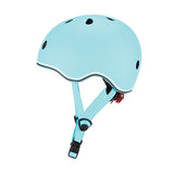 GLOBBER（グロッバー） LEDライト付きヘルメット/45-51cm パステルブルー【キッズヘルメット　子ども用　キックバイク　自転車】【送料無料　沖縄・一部地域を除く】