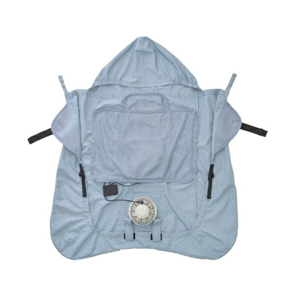 ウ*イ様 【美品】BabyHopper 空調抱っこひもカバー ブルー 空調抱っこひもカバー ブルー ベビーホッパー BabyHopper