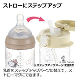 リッチェル ピーナッツ コレクション おでかけミルクボトル 240mL　哺乳瓶　ほ乳瓶【送料無料　沖縄・一部地域を除く】