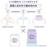 リッチェル トライ ストローマグSD グレー（GY）200mL