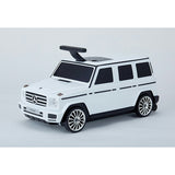 メルセデスベンツ G-Class キャリーケース＆ライド ホワイト2511 ワールド 野中製作所 足けり乗用玩具【ラッピング不可商品】【送料無料 沖縄・一部地域を除く】