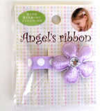 エンジェルズリボン(フラワー１ヶ入) AFLW006 Angel's ribbon 【滑らないヘアクリップ 子ども 子供 キッズ ヘアアクセサリー】【ゆうパケット送料無料】