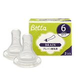 ベッタ ブレイン 替乳首2個セット ( 丸穴M ) Betta