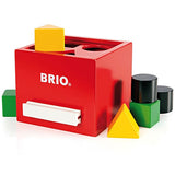 BRIO(ブリオ) 形あわせボックス(レッド)【送料無料　沖縄・一部地域を除く】